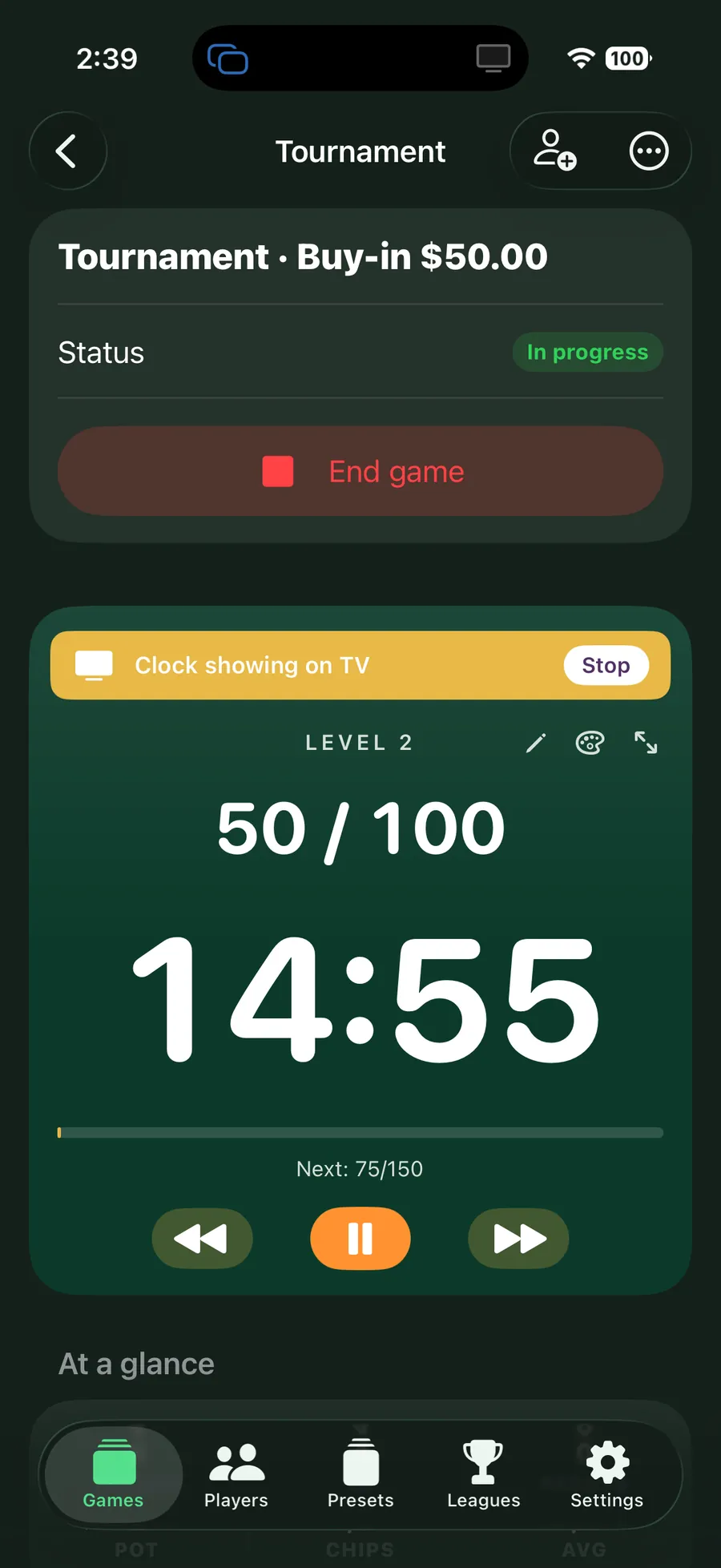 Felt: show the blind clock on a TV via AirPlay or HDMI